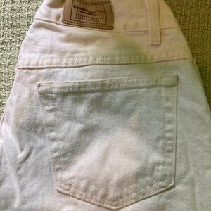 LL Beans Ladies White Vintage Jeans
